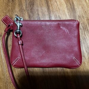 Coach slightly used wristlet